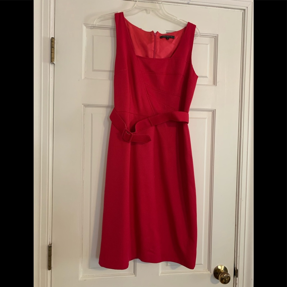 David Meister. Belted dress